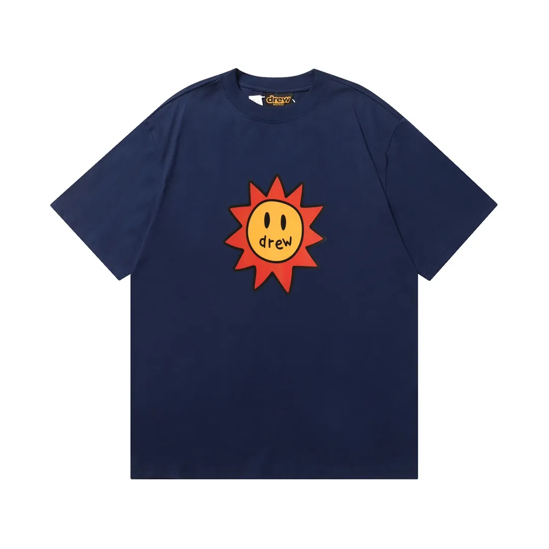 D 058 9 2023SS Same Style drew T g , ！ Quality！！ ， Quality！！ ， ！！ ， ， ， ， ， 。 Sizes：S M L XL ：Black White Royal Blue Red Brown White Orange